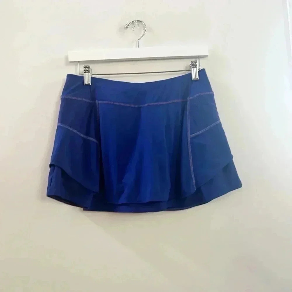 Athleta blue purple‎ athletic skirt small